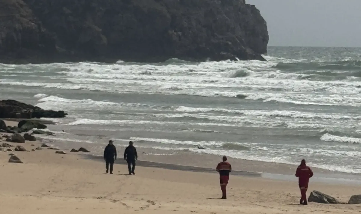 As buscas tiveram início ao final da tarde de domingo após um alerta dado por um popular que se encontrava na Praia das Furnas e que viu um parapente cair ao mar a cerca de 200 metros da costa