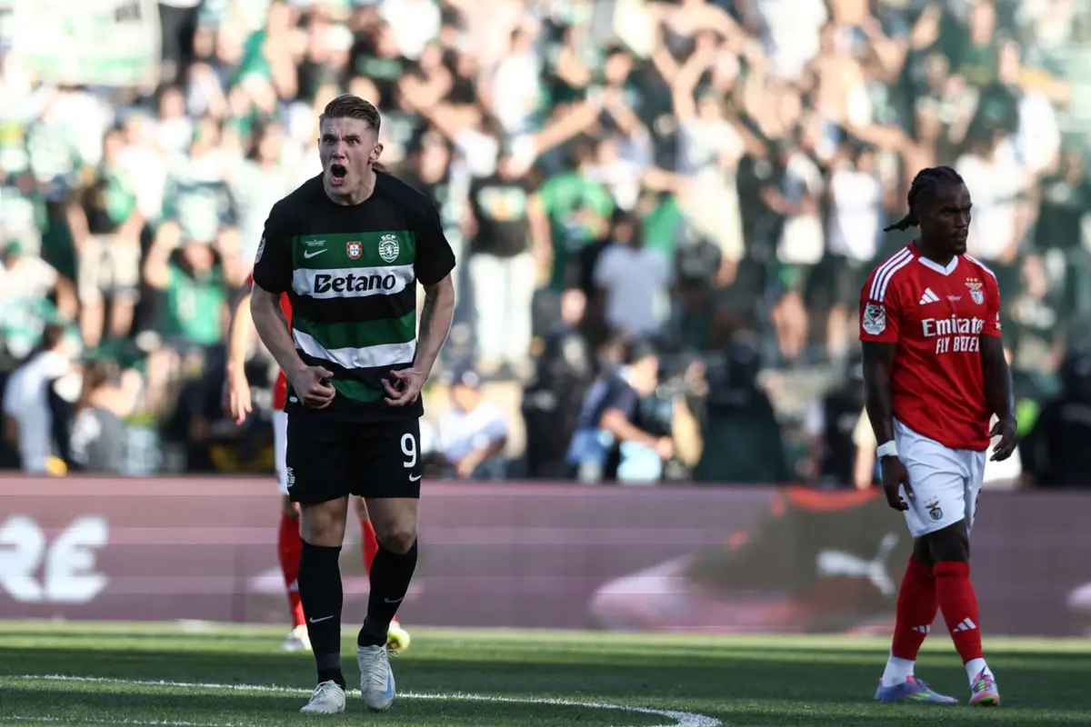 Gyokeres marcou na final da Taça de Portugal