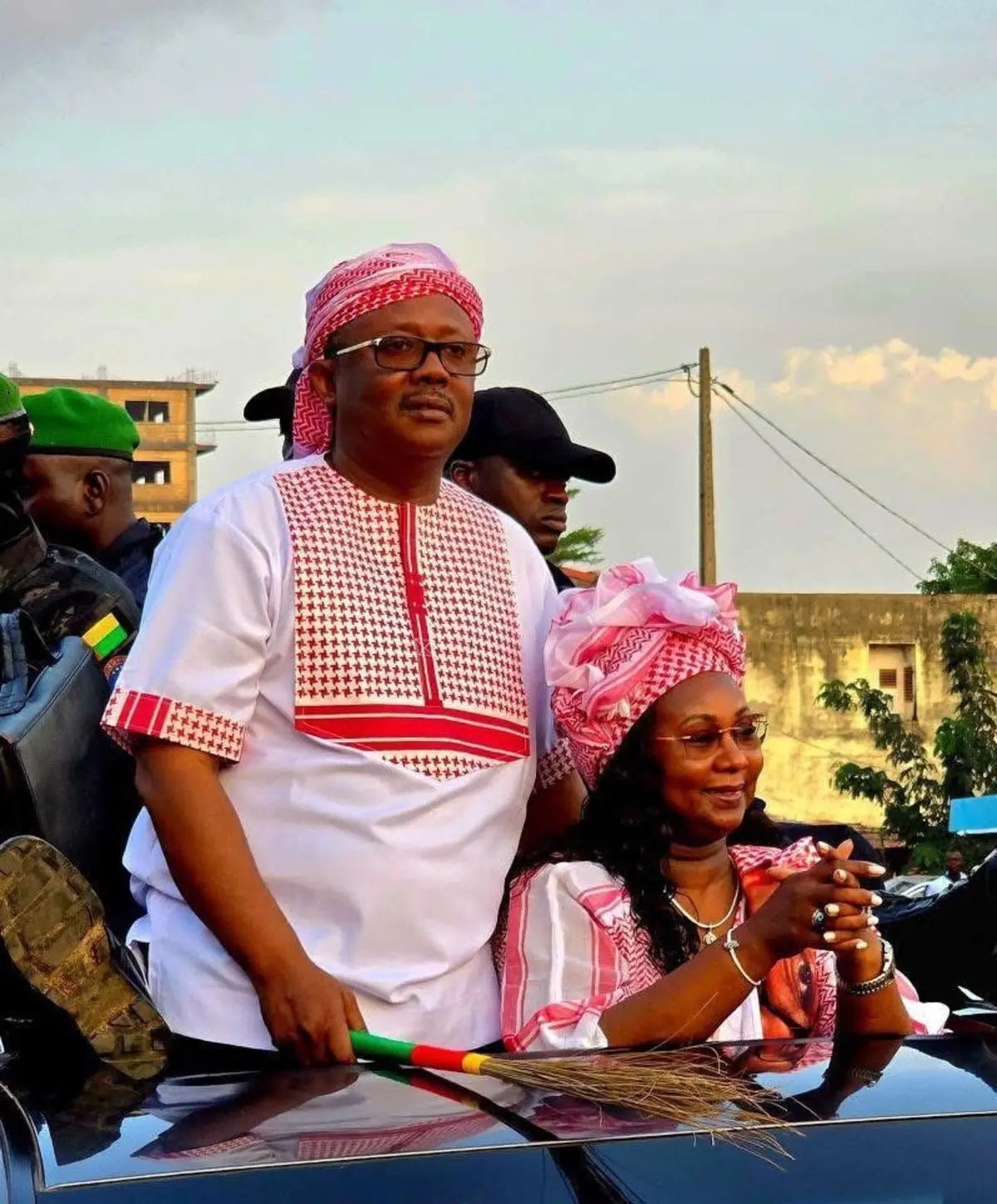 Sissoco Embaló e Dinisia Reis Embaló