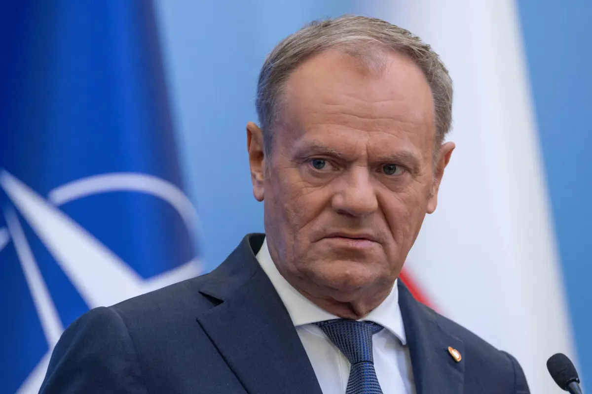 O primeiro-ministro polaco, Donald Tusk