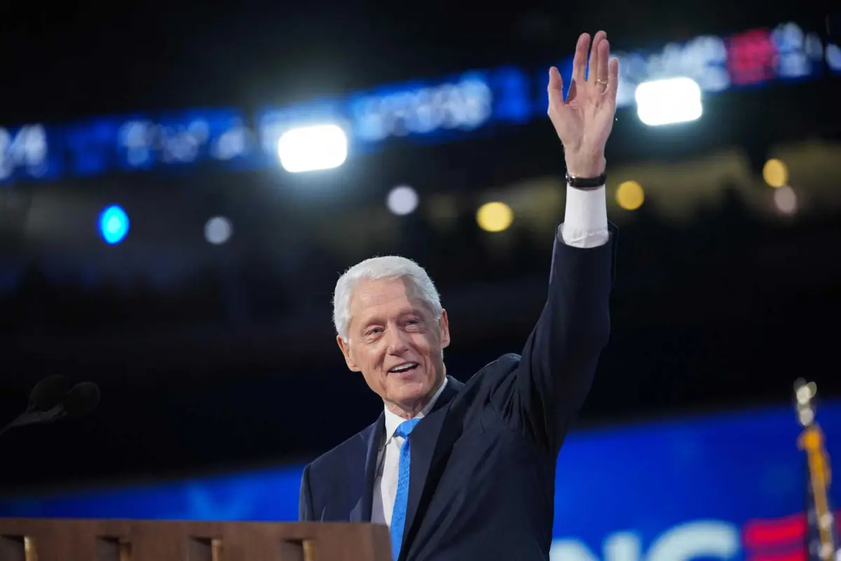 O antigo líder dos EUA Bill Clinton