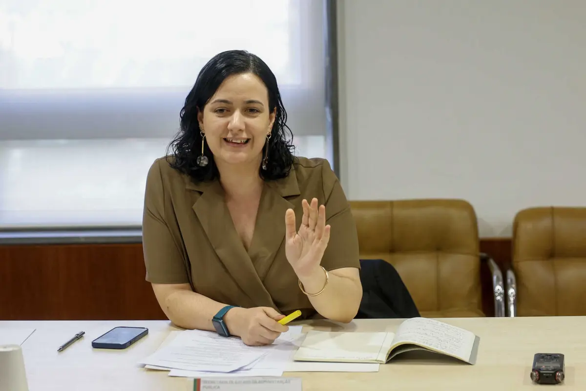 A secretária de Estado da Administração Pública, Inês Ramires