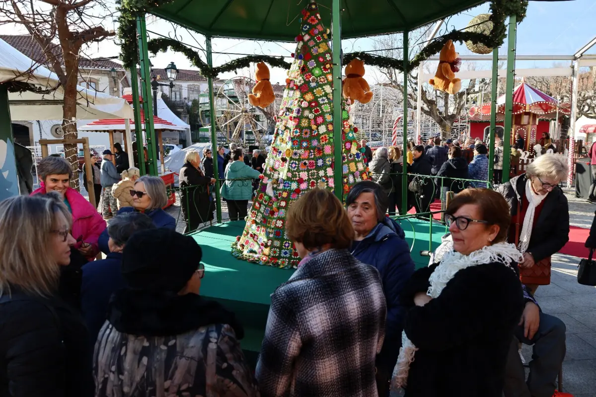O resultado deste trabalho, que exigiu a produção de centenas de quadrados em croché, estará em exposição durante todo o mês de dezembro, no coreto da Vila F'Liz Natal