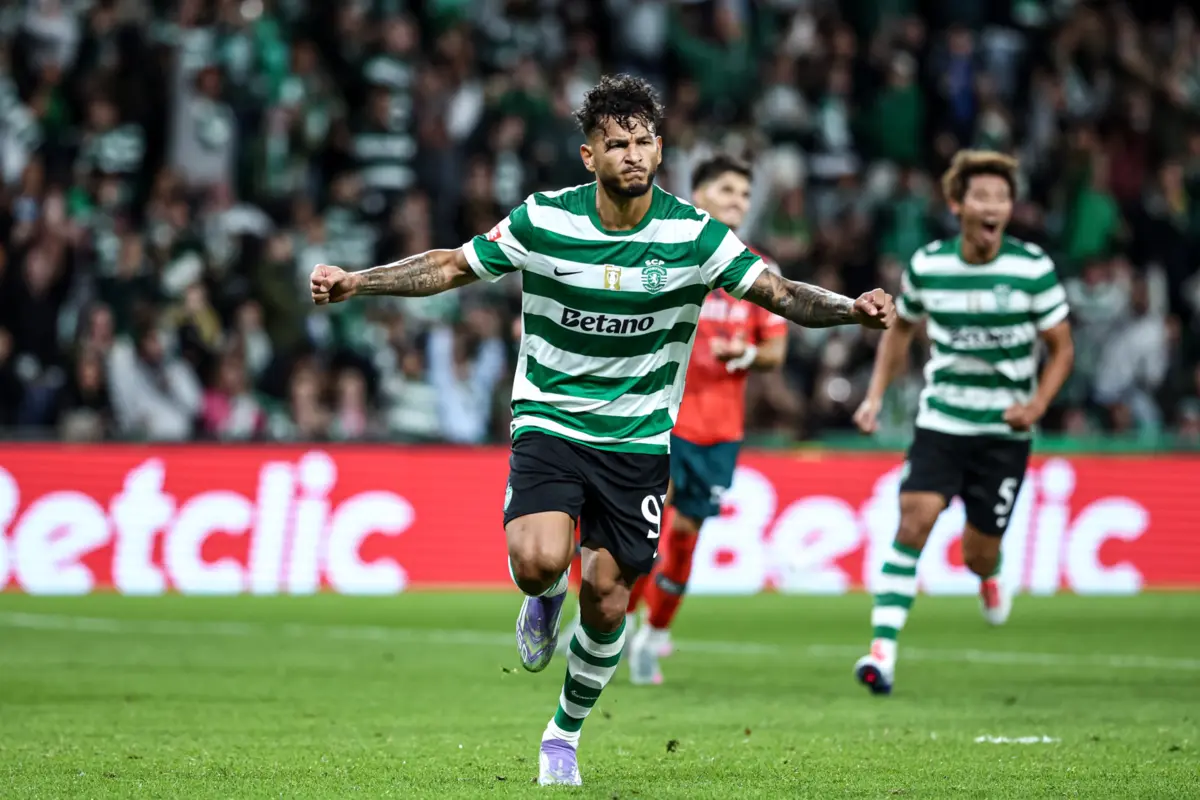 Luis Suárez assinou o golo do Sporting ao Moreirense