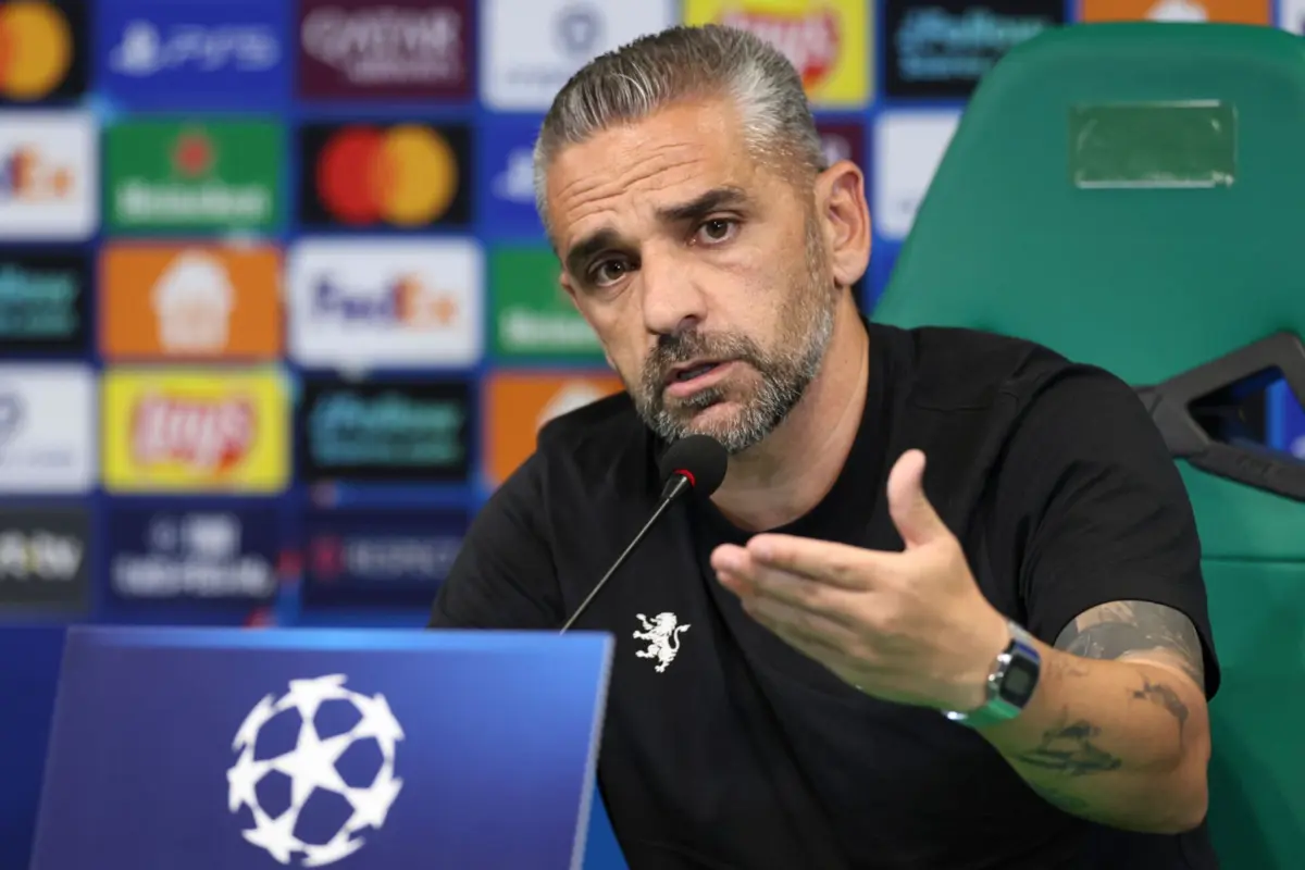 Rui Borges soma uma vitória e uma derrota na Champions 2025/26