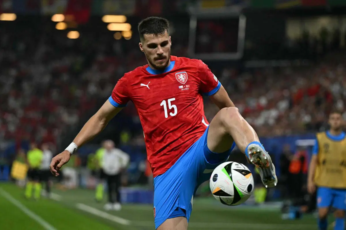 Jurásek ao serviço da Chéquia no Euro 2024