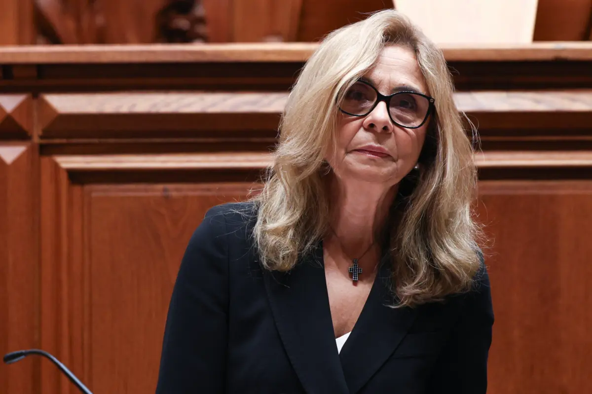 A ministra da Saúde, Ana Paula Martins