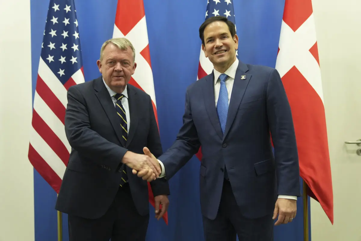 Lars Løkke Rasmussen e Marco Rubio