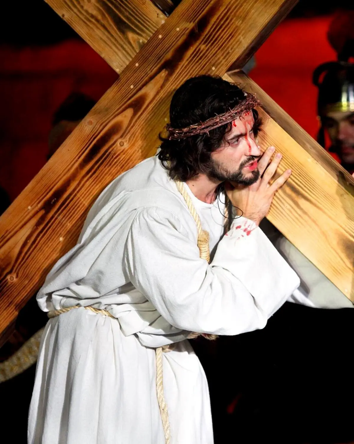 Encenação acontece quinta-feira Santa, às 21.30 horas