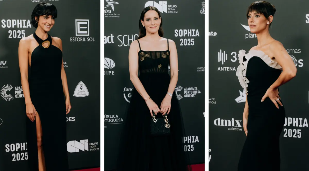 Atrizes Sara Matos, Maria João Bastos e Mariana Monteiro nos prémios Sophia