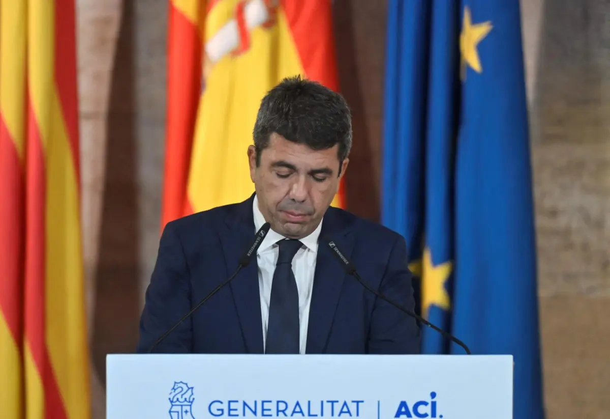 Mazón deixou o cargo de presidente da região autónoma de Valência em novembro