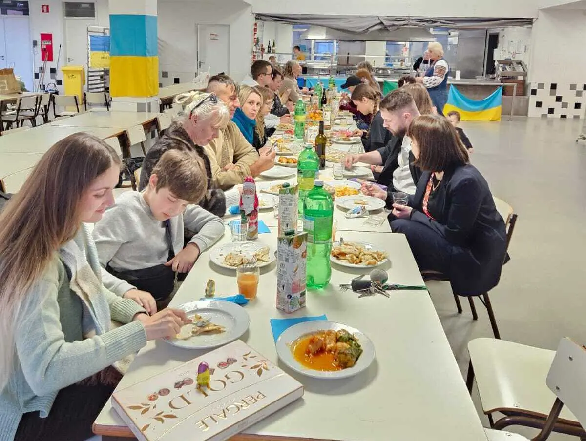 Almoço de confraternização realizado em Braga.