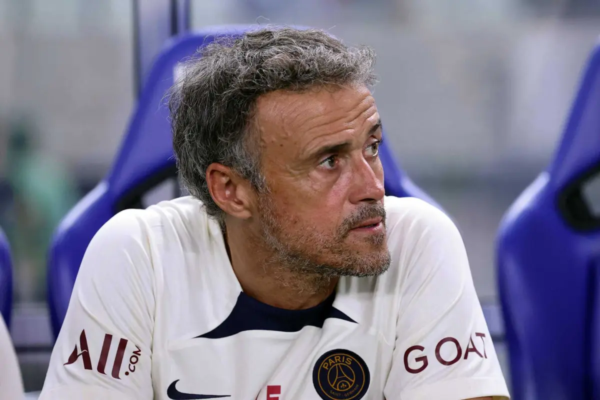 Luis Enrique, treinador do PSG