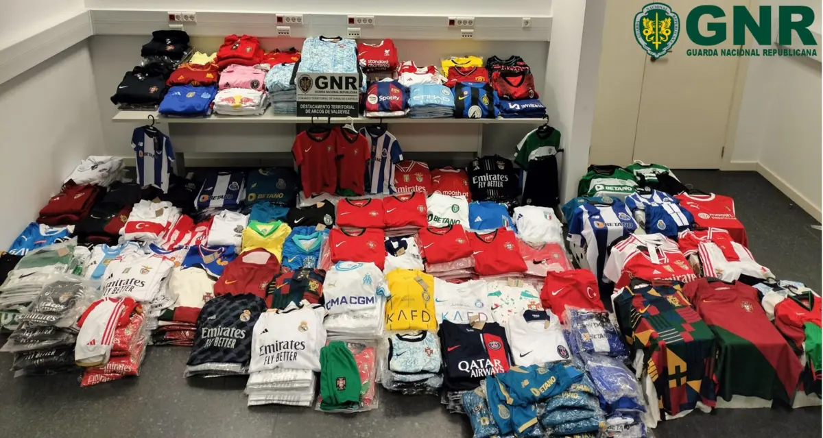 GNR apreendeu mais de 1200 artigos contrafeitos
