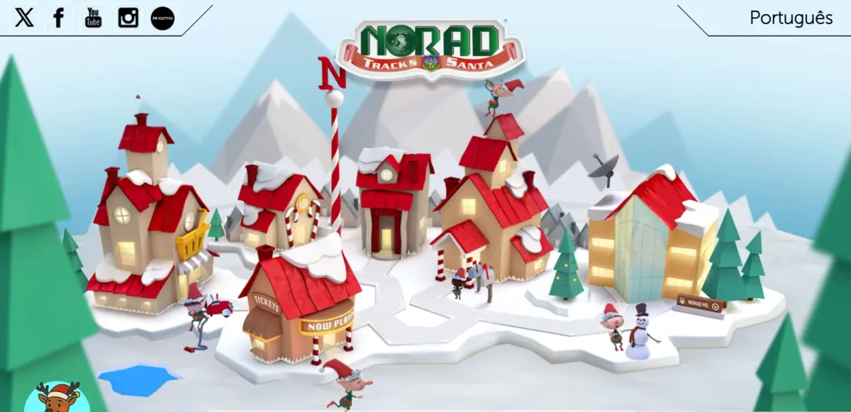 Imagem de contexto do artigo Contagem decrescente: podes seguir em direto a viagem do Pai Natal!