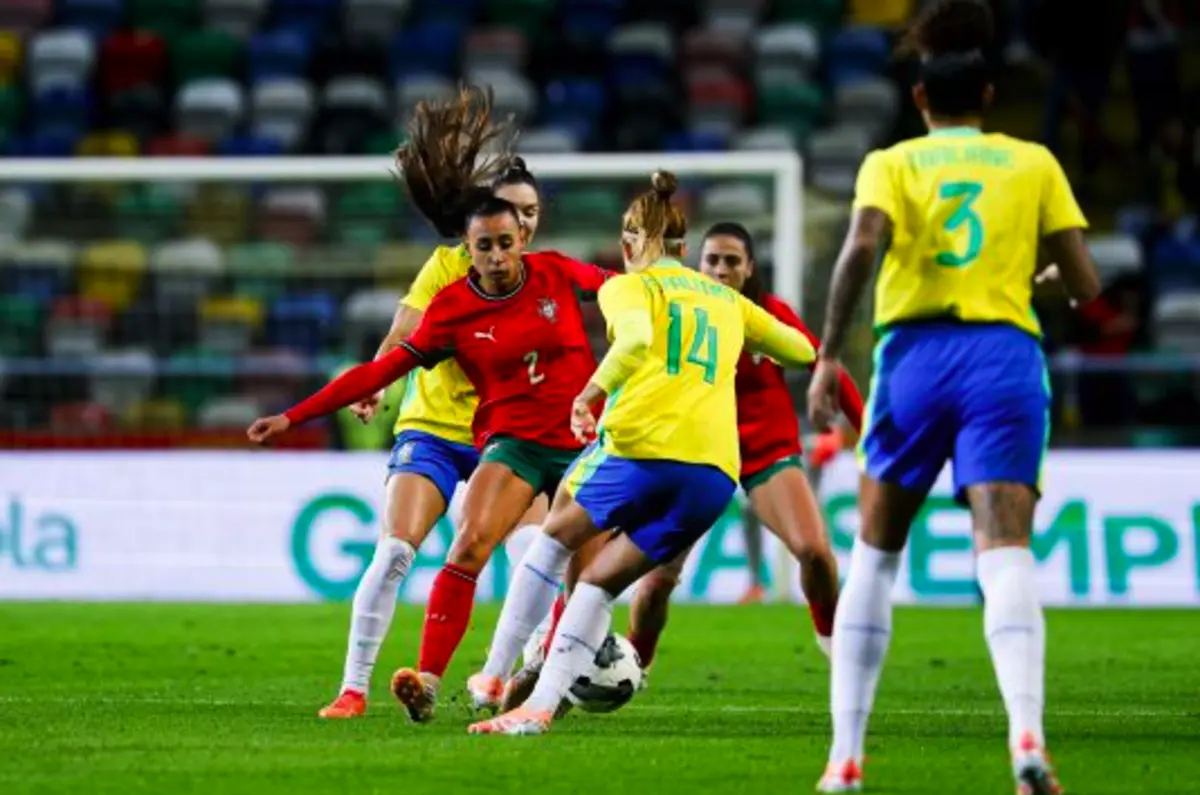 Jogadoras portuguesas foram quase sempre superadas pelas brasileiras