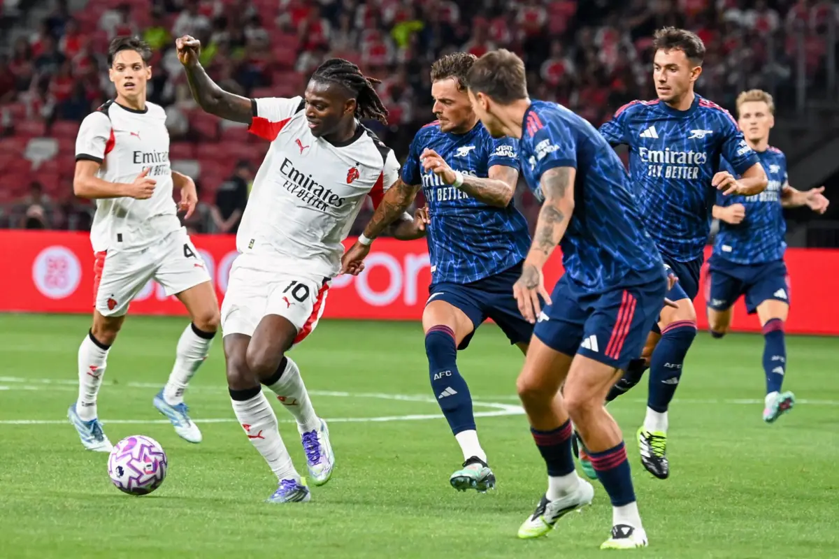 Rafael Leão ao serviço do AC Milan