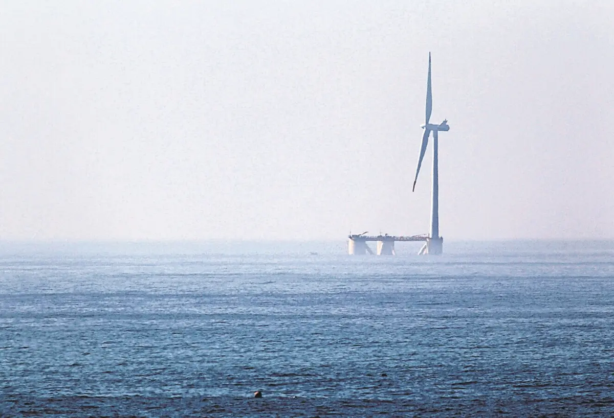 O primeiro parque eólico flutuante
da Europa está instalado em Viana do Castelo