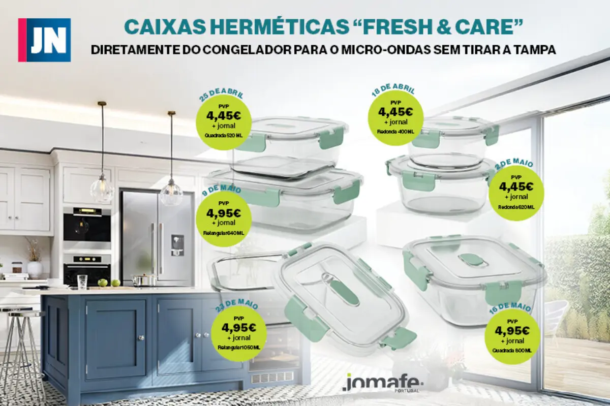 Imagem de contexto do artigo As caixas herméticas Fresh & care já chegaram ao JN!