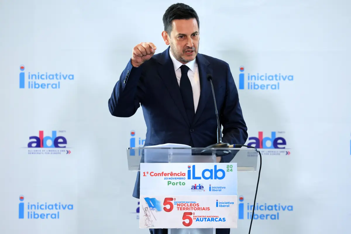 Rui Rocha, presidente do partido Iniciativa Liberal