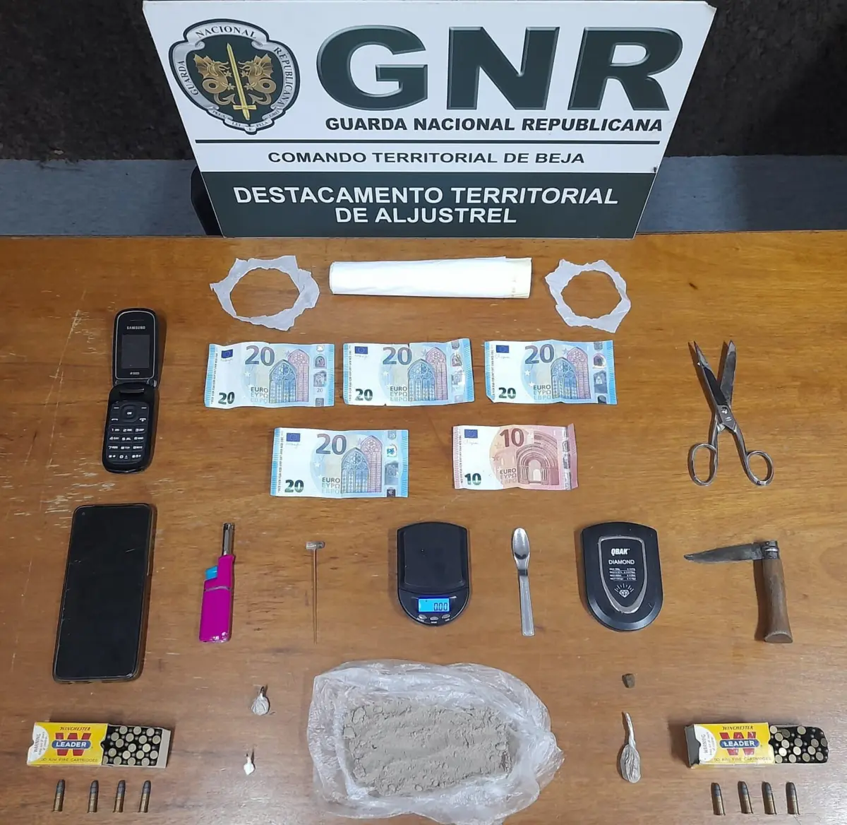 Imagem de contexto do artigo Traficante detido pela GNR ficou em prisão preventiva