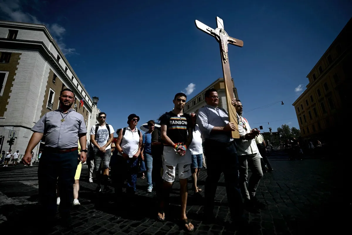 Imagem de contexto do artigo Vaticano recebe primeira grande peregrinação LGBT+ durante o Jubileu