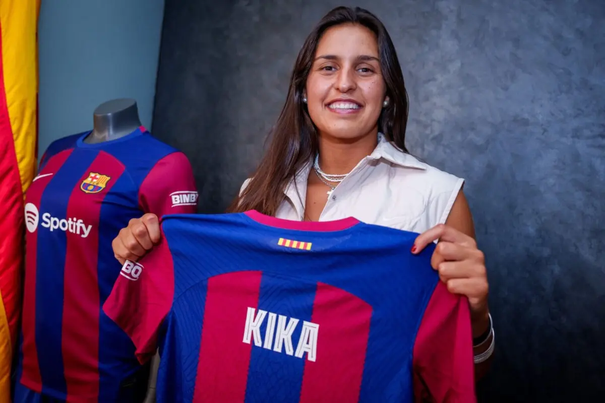 Kika Nazareth, futebolista do Barcelona