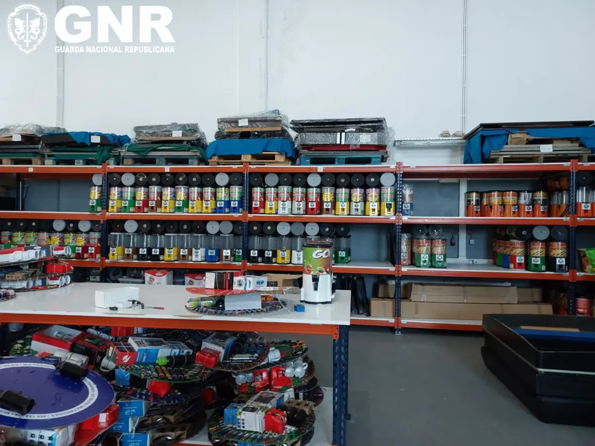 GNR, através do Destacamento de Ação Fiscal, apreendeu cerca 500 máquinas de jogo ilegal.