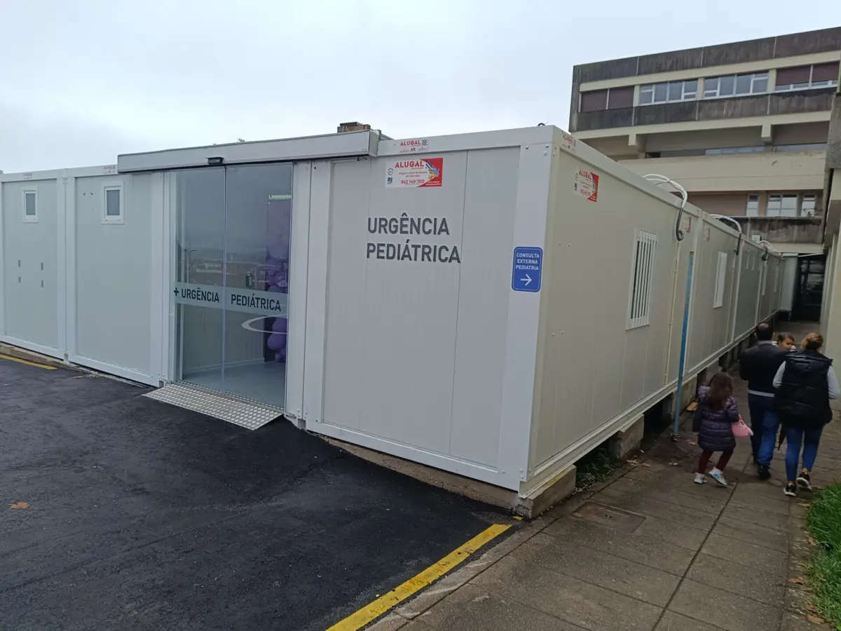 Urgência pediátrica do hospital de Viana do Castelo já funciona em contentores desde 2009