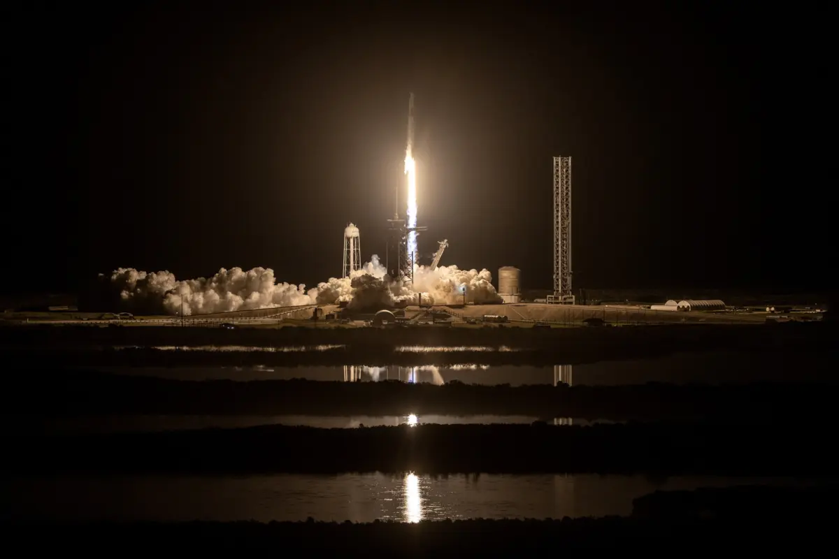 Imagem de contexto do artigo Lançada oitava missão tripulada para a Estação Espacial Internacional