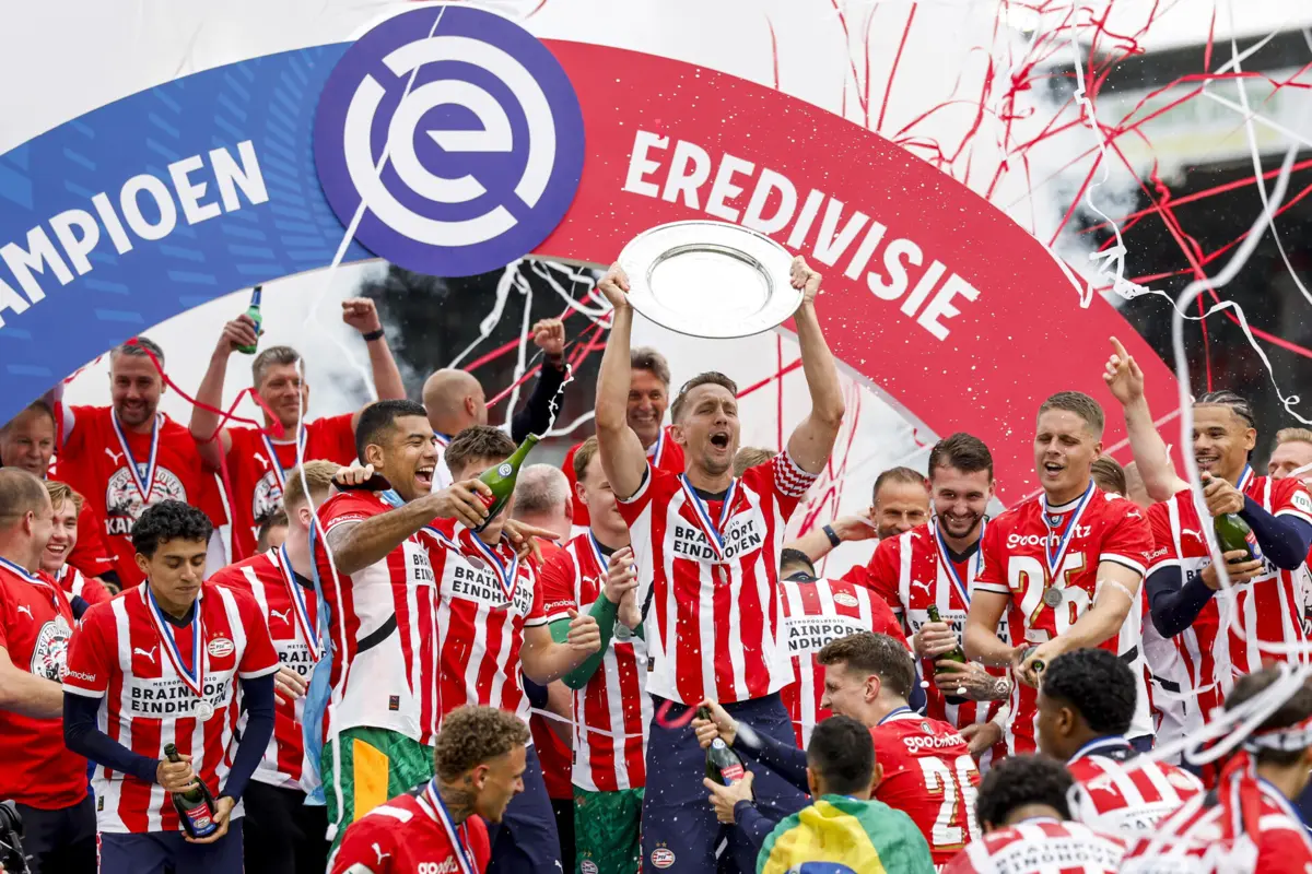 PSV fez uma grande festa em Eindhoven