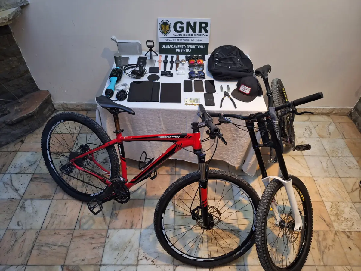 GNR apreendeu material furtado e ferramentas usadas nos assaltos