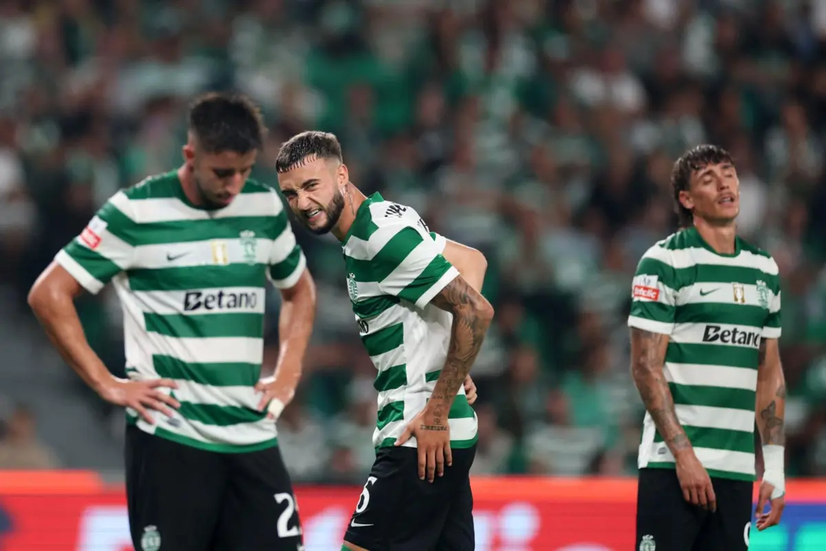 Sporting perdeu o clássico por 1-2