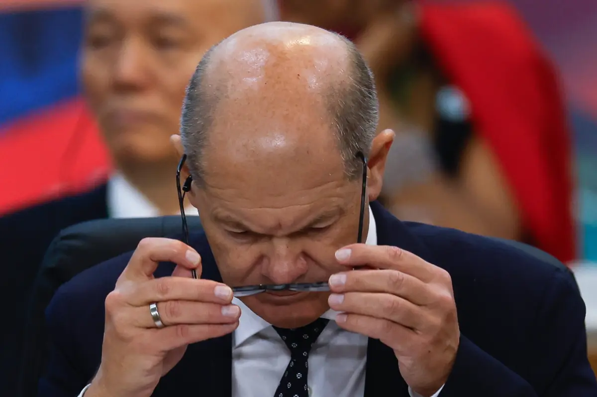 O chanceler alemão Olaf Scholz