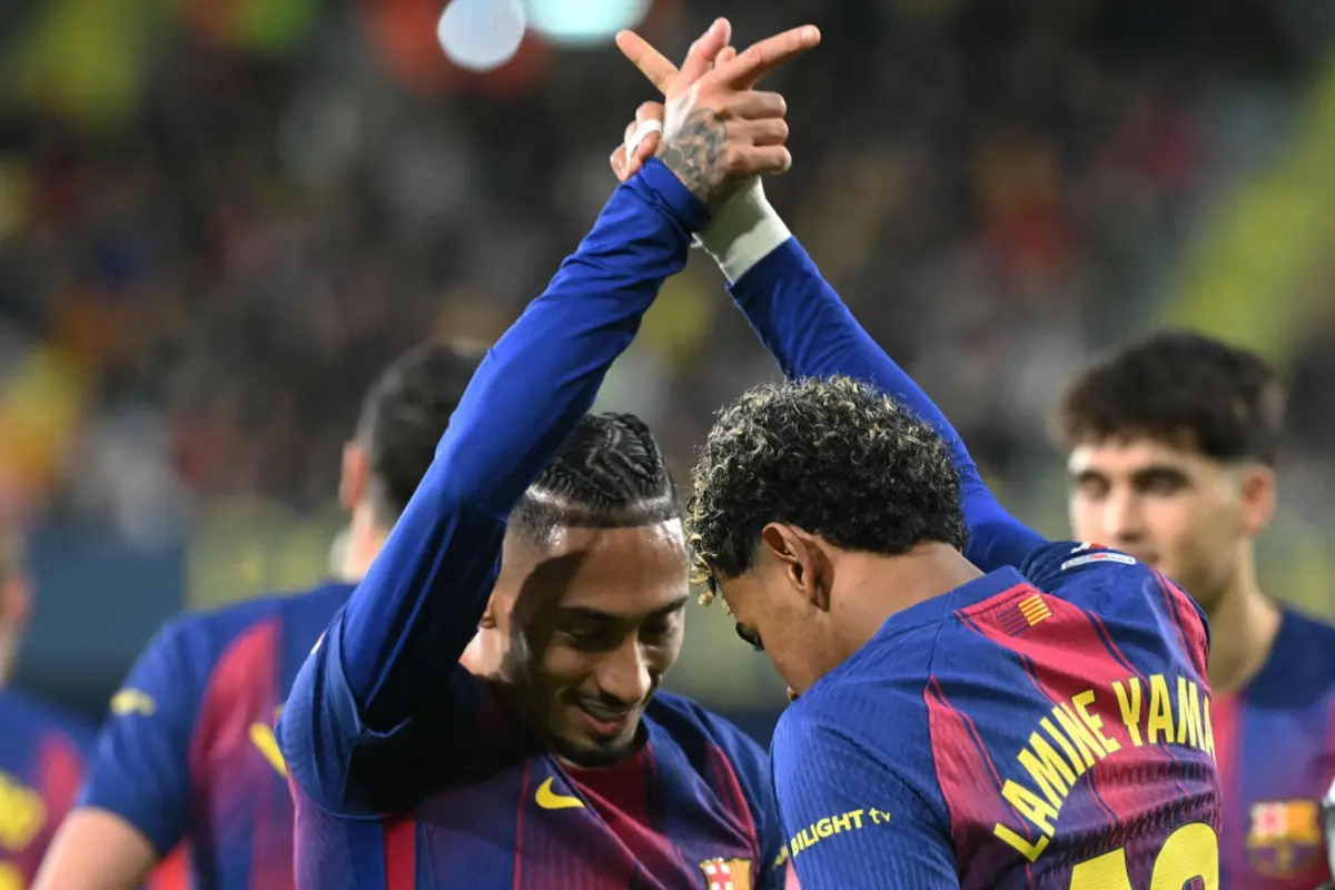 Yamal e Raphinha marcaram os golos