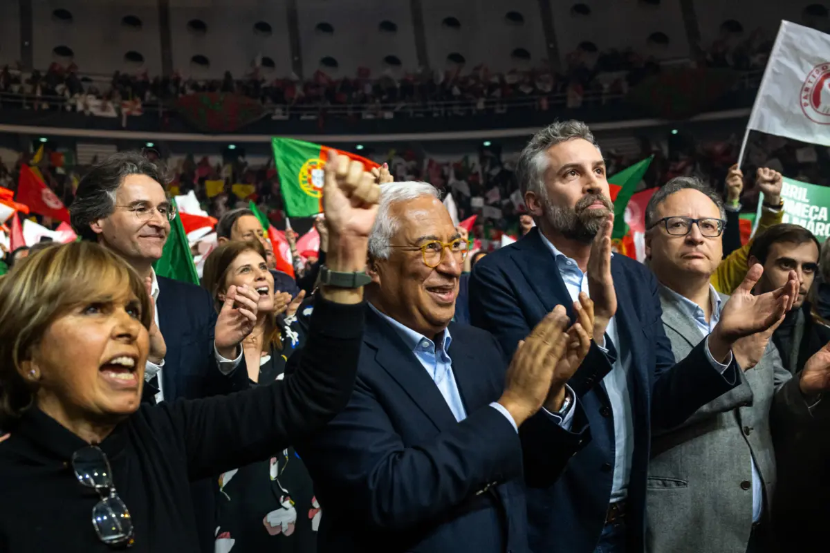António Costa esteve ao lado de Pedro Nuno Santos