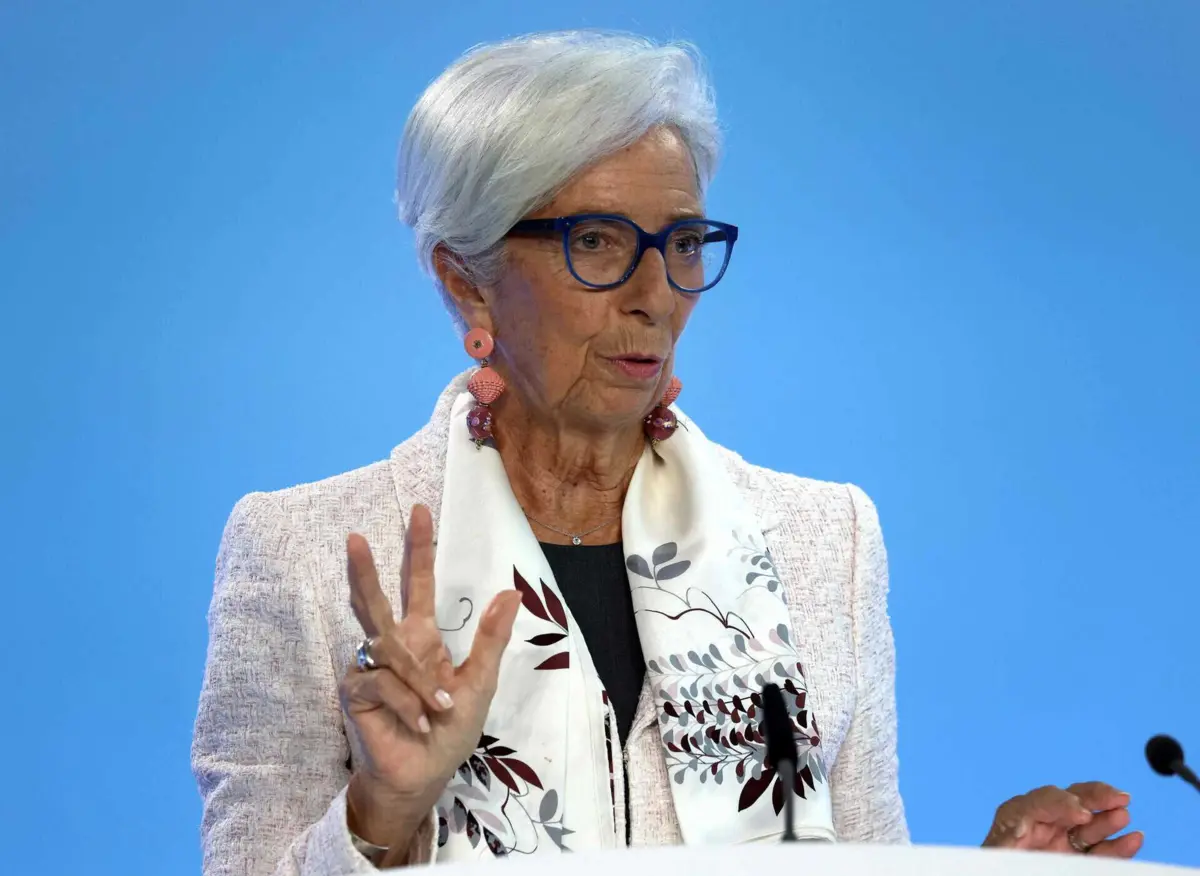 Christine Lagarde, responsável pelo BCE
