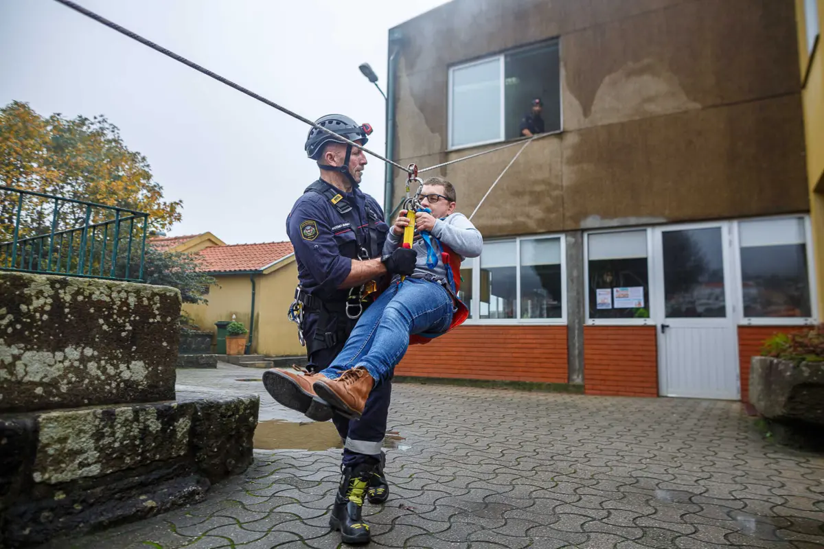 Simulacro de sismo realizado na APPACDM de Viana do Castelo