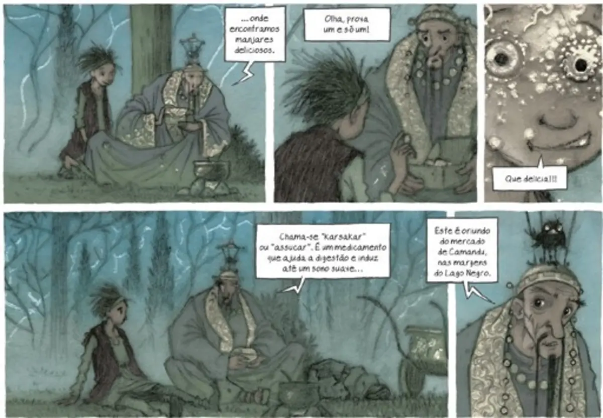 “O livro das maravilhas“, de
Étienne Le Roux e Vincent Froissard