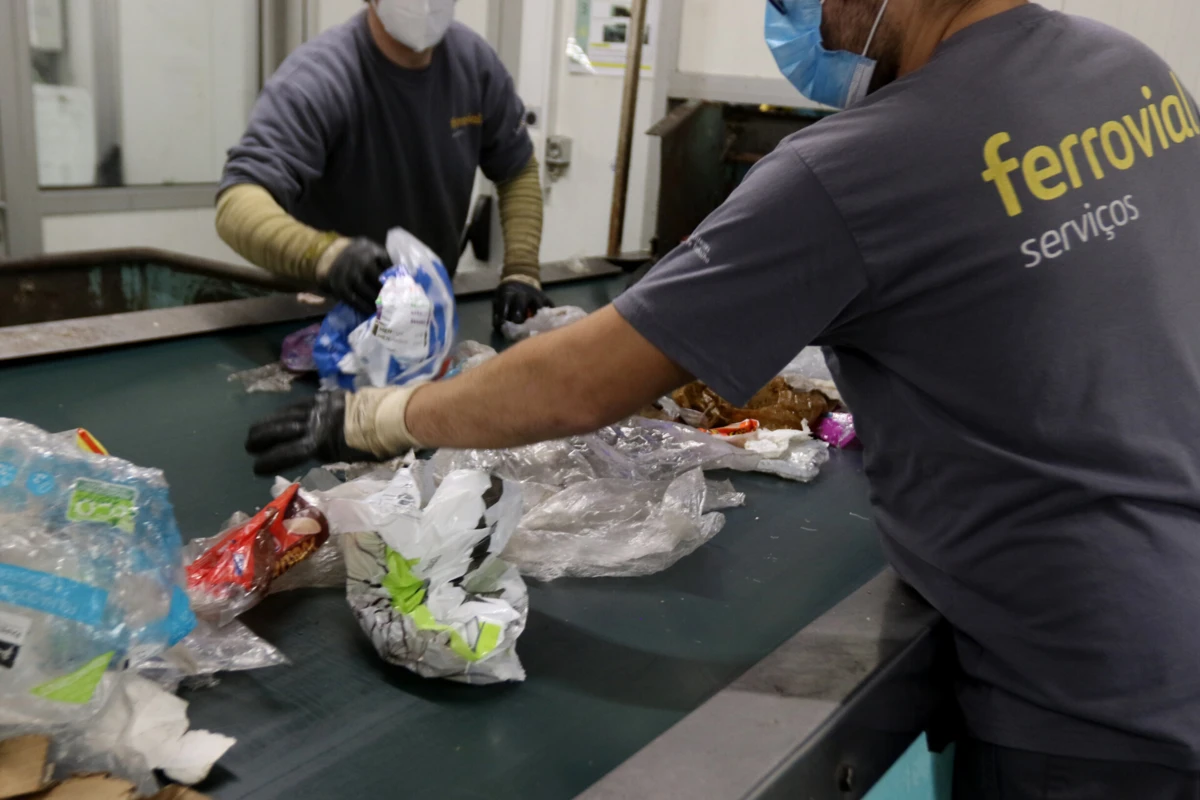 Separação de resíduos