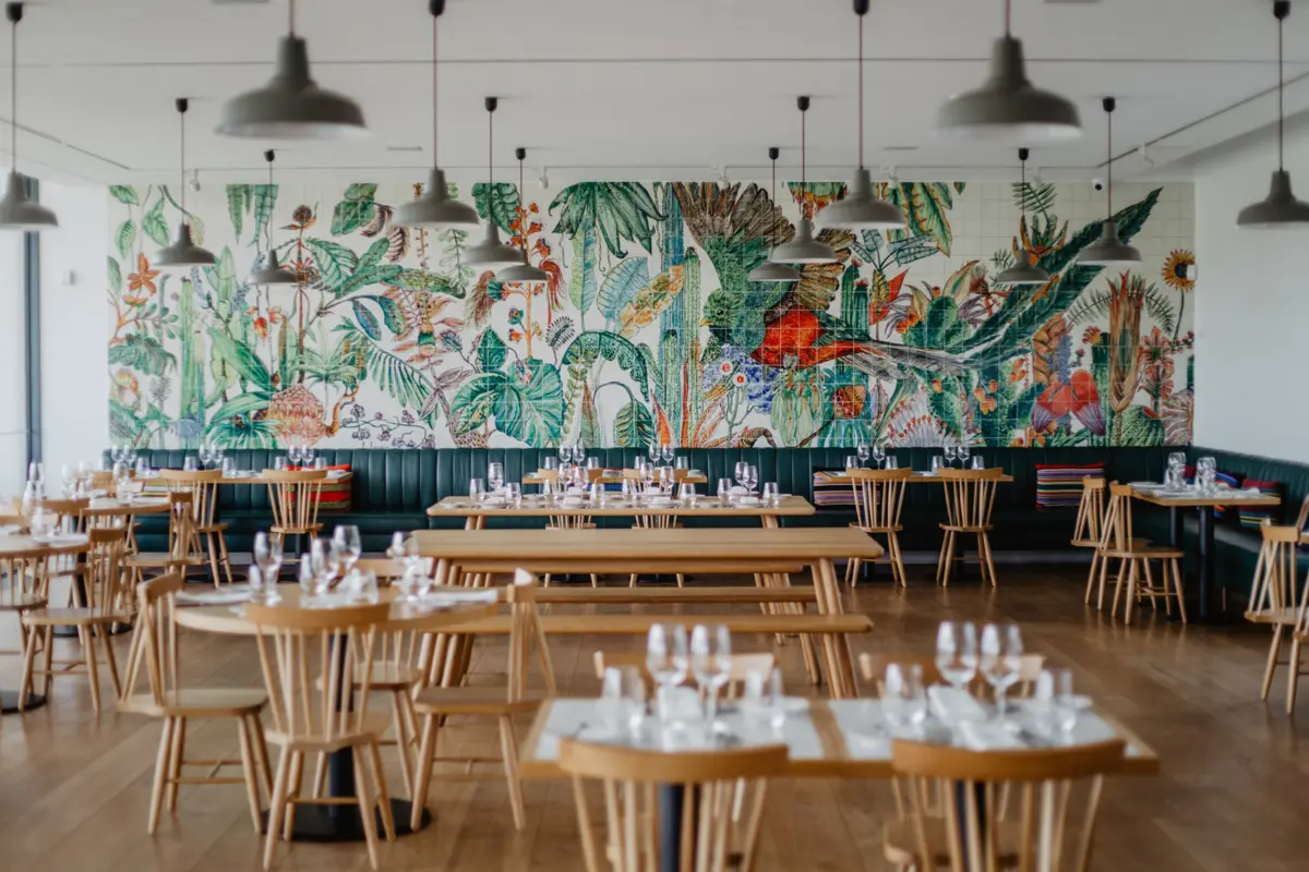 O restaurante da Quinta do Quetzal.