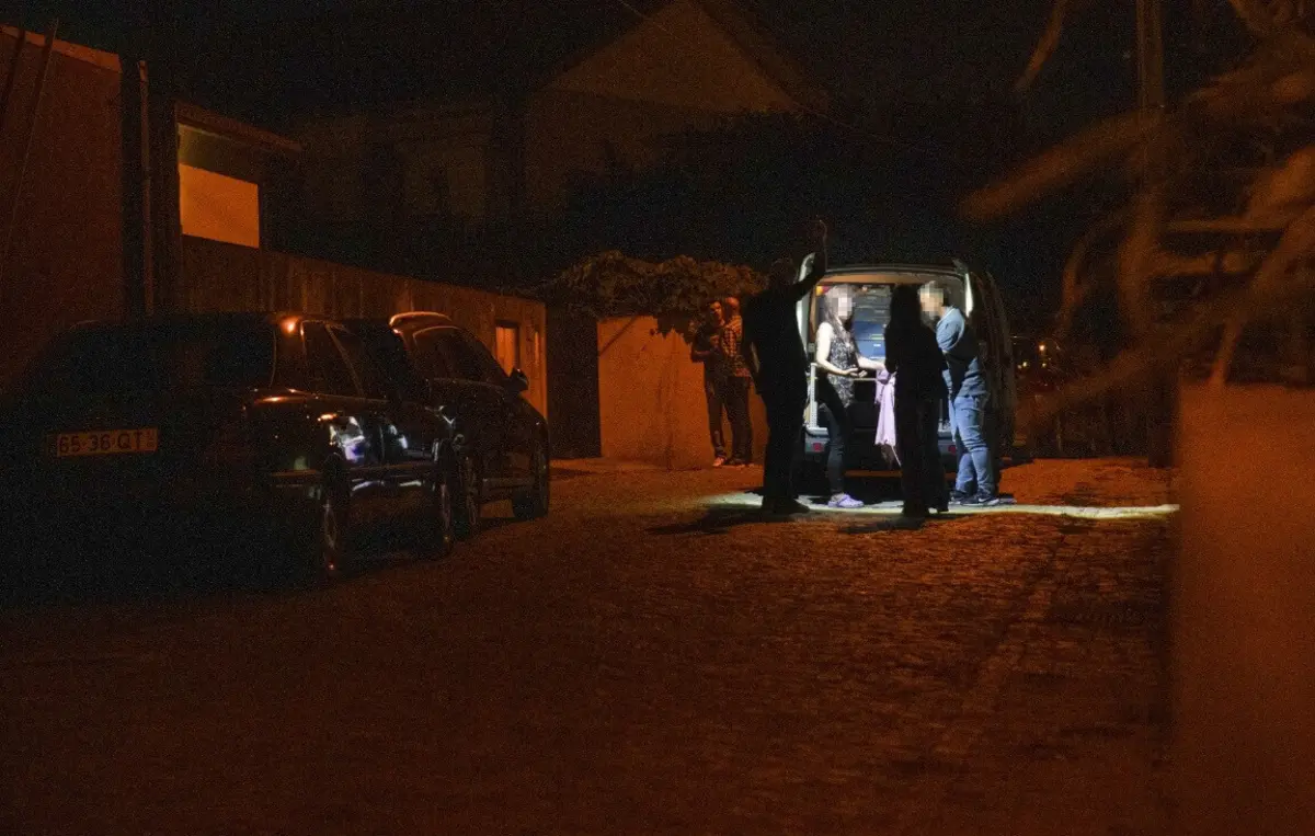 A PJ esteve na Rua das Pias, em Custoias, a recolher provas dos crimes