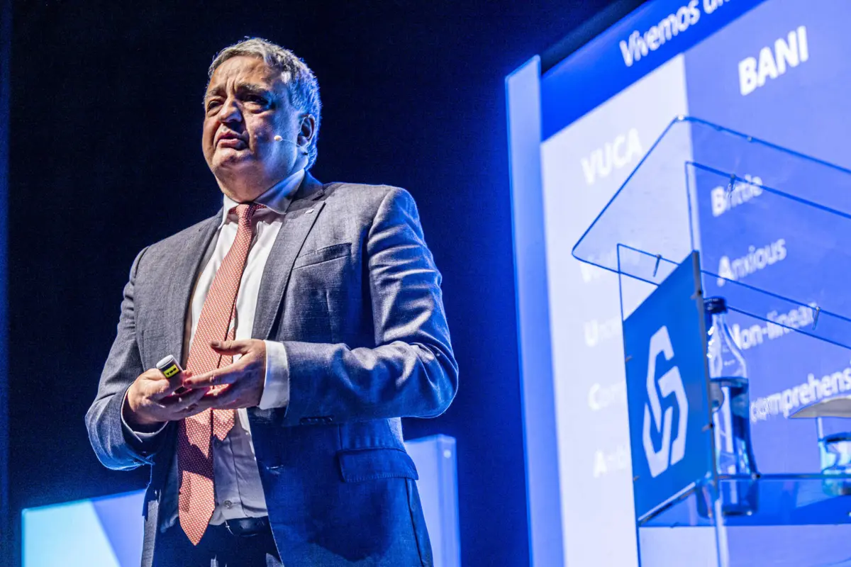 O presidente da Comissão Executiva da Caixa, Paulo Moita de Macedo