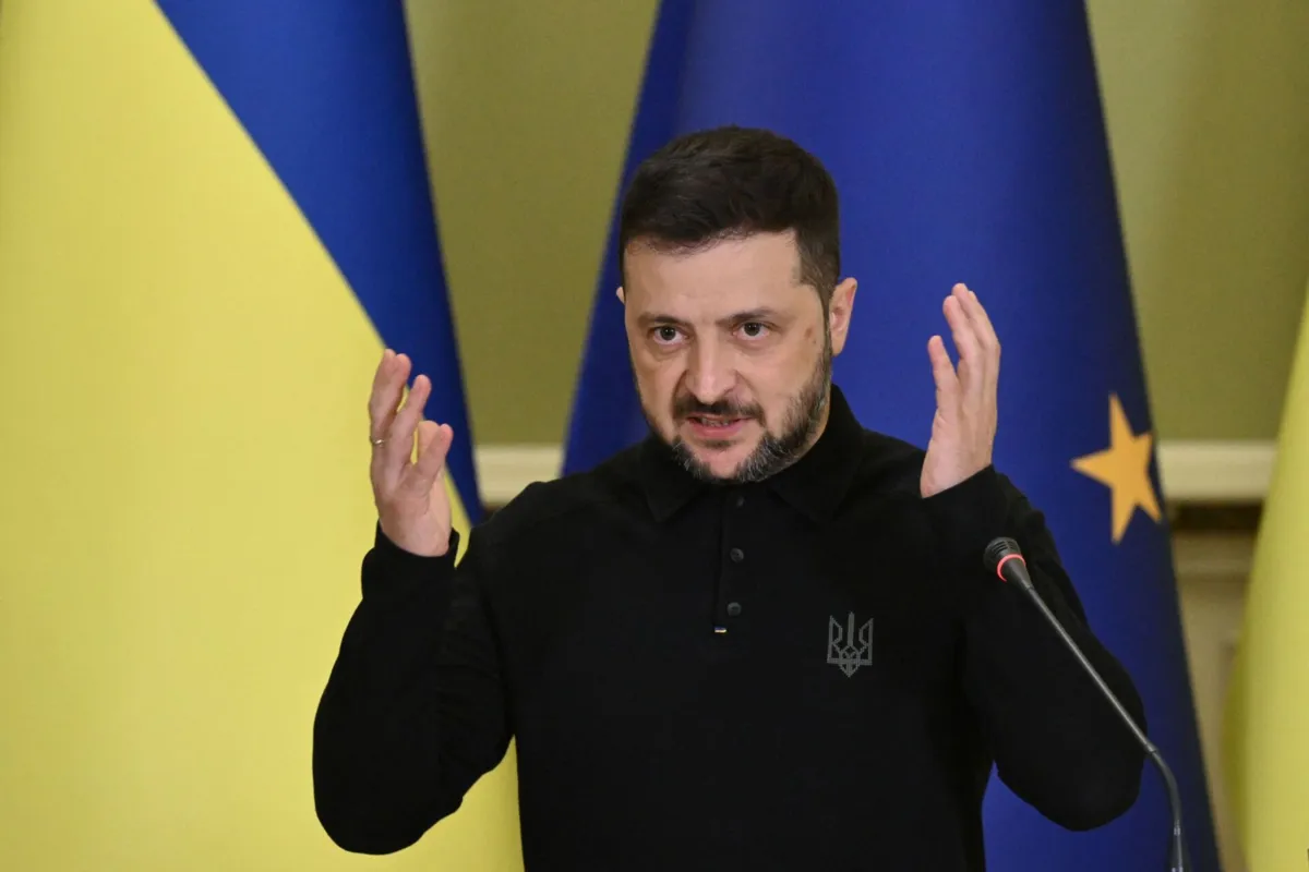 Zelensky classificou o incidente como "escandaloso"
