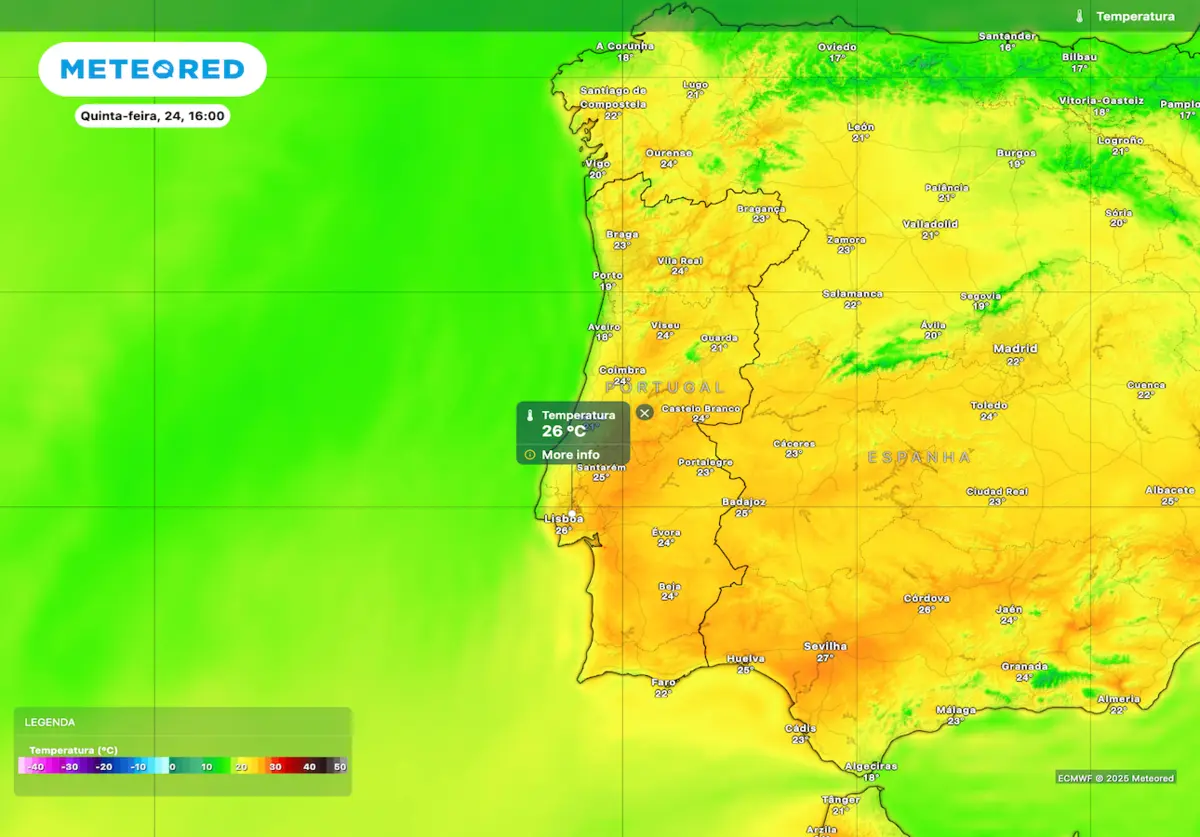 Imagem de contexto do artigo Depois da chuva, temperaturas vão subir e o sol está de regresso