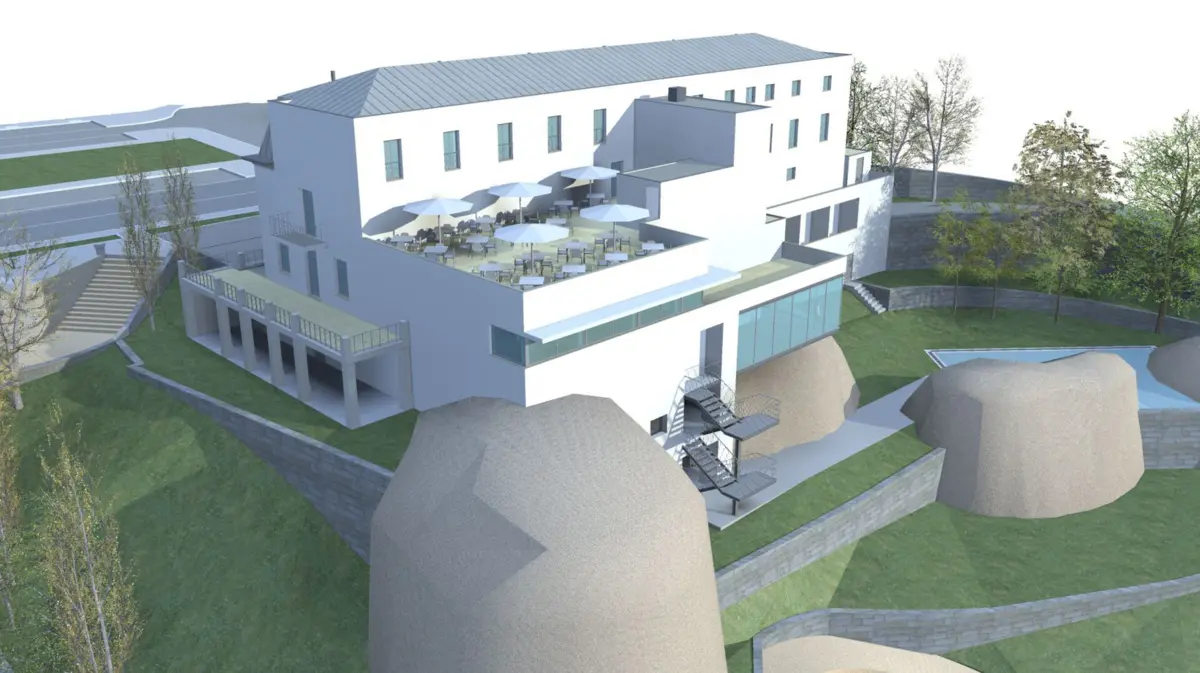 Embora passe a ter mais três quartos, a volumetria do edifício não aumenta