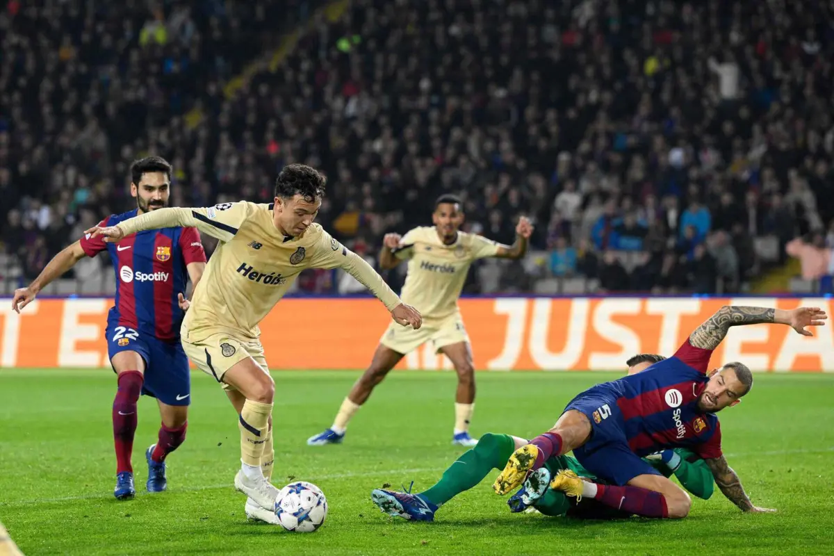 O golo de Pepê não foi suficiente para o F. C. Porto pontuar na Catalunha