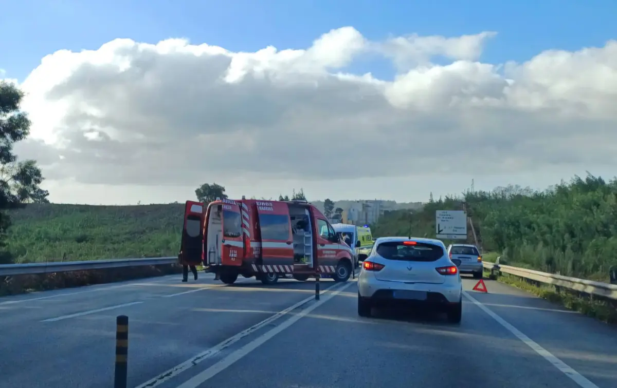 O acidente teve lugar no IC2