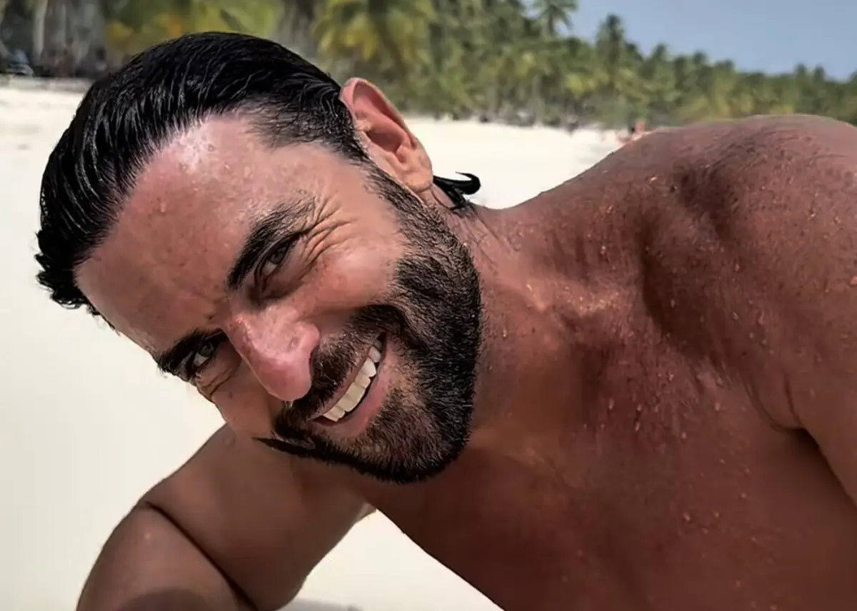 Jorge Kapinha viajou para Bayahibe com a mulher, Mafada Teixeira, e o filho, Gabriel