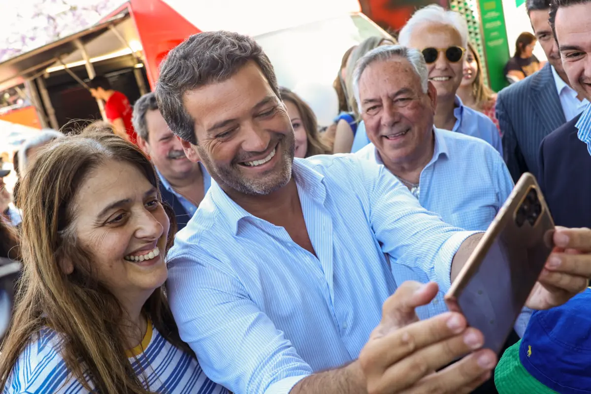 O presidente do Chega, André Ventura